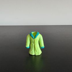 Fashion Polly Pocket Doll Robe Accessory Only Green Blue Vintage 2000s Y2K
