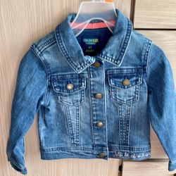 Denim Jacket Size 2T Barely Used 