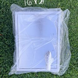 16x21 Outdoor Kitchen Door, 304 Stainless Steel BBQ Access Door, Double Steel Doors for Outdoor Grill Island