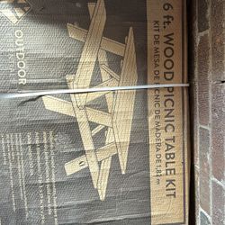 Wood Picnic Table 