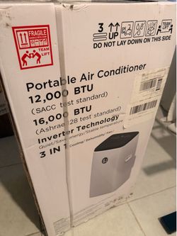16000 BTU Inverter Portable Air Conditioners, Dual Hose Portable AC Unit for Rooms up to 800 Sq. Ft.