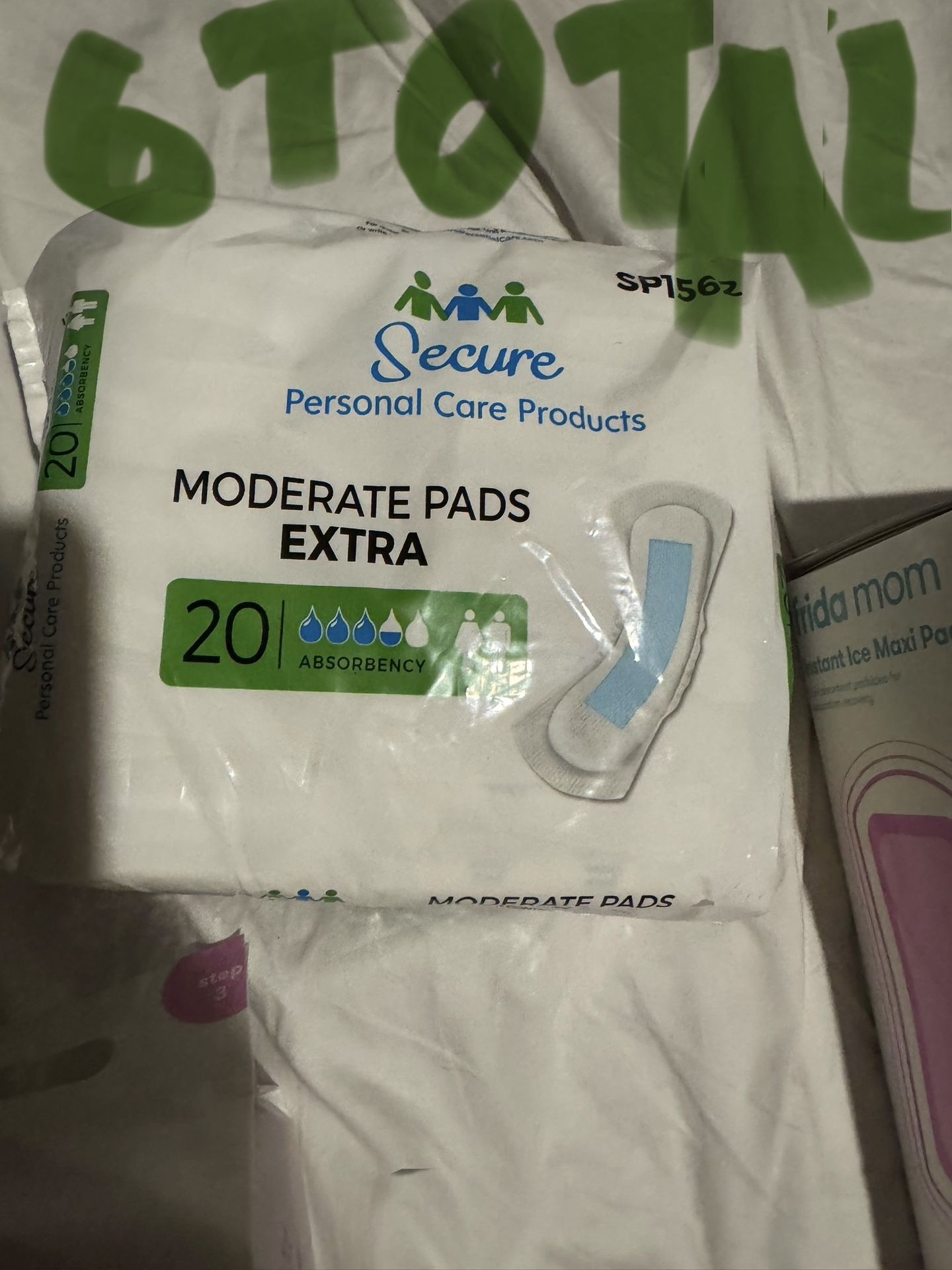 Secure Personal Care Products MODERATE PADS EXTRA