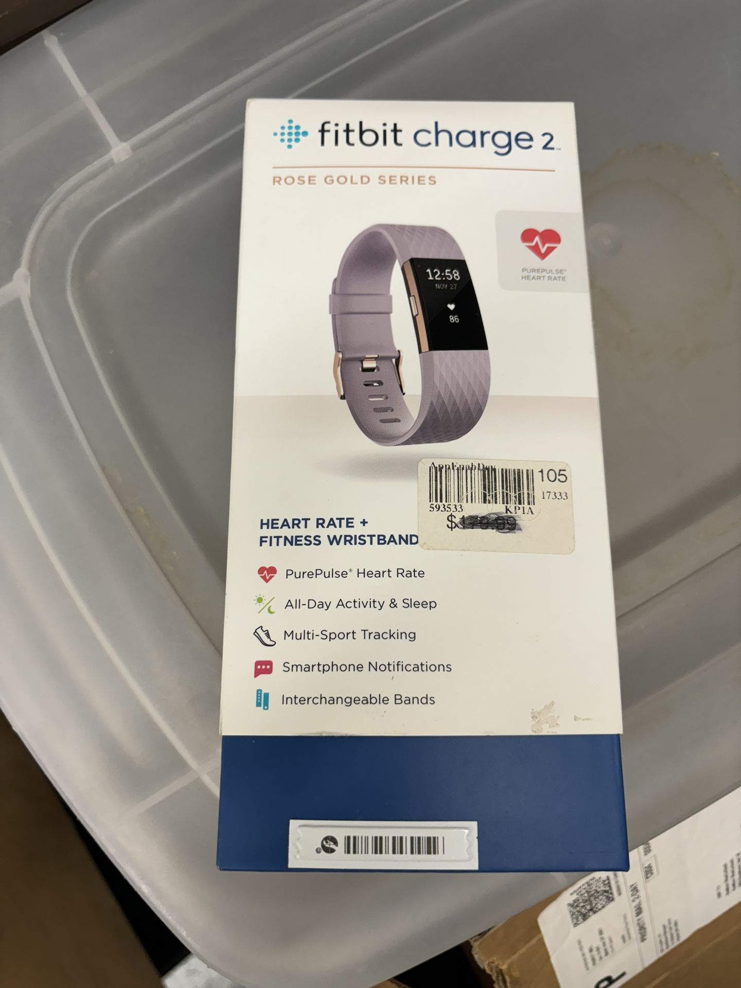Fitbit charge 2 Rose gold Edition