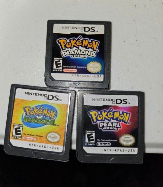 Lot Of 3 Nintendo DS Reproduction Games