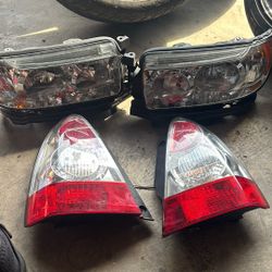 2005 Subaru Outback Front And Rear Headlights 