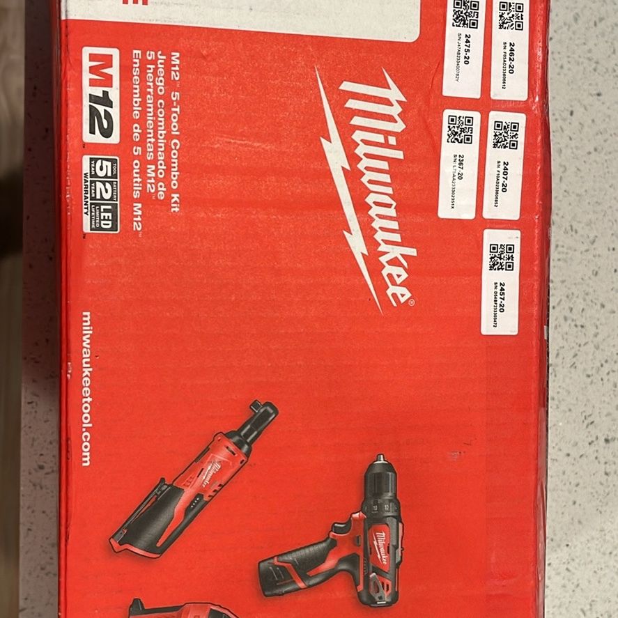 Home Depot Milwaukee Tool Combo Compact Ratchet Milwaukee M12