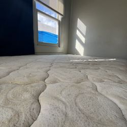 FREE Queen Mattress W/ Solid Frame 