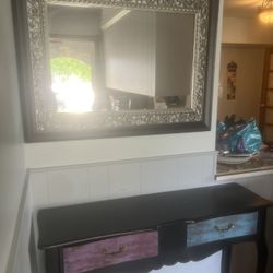 Mirror With Desk 