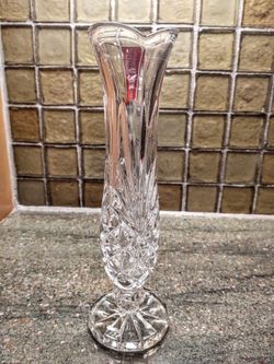 Vintage Crystal Bud Vase