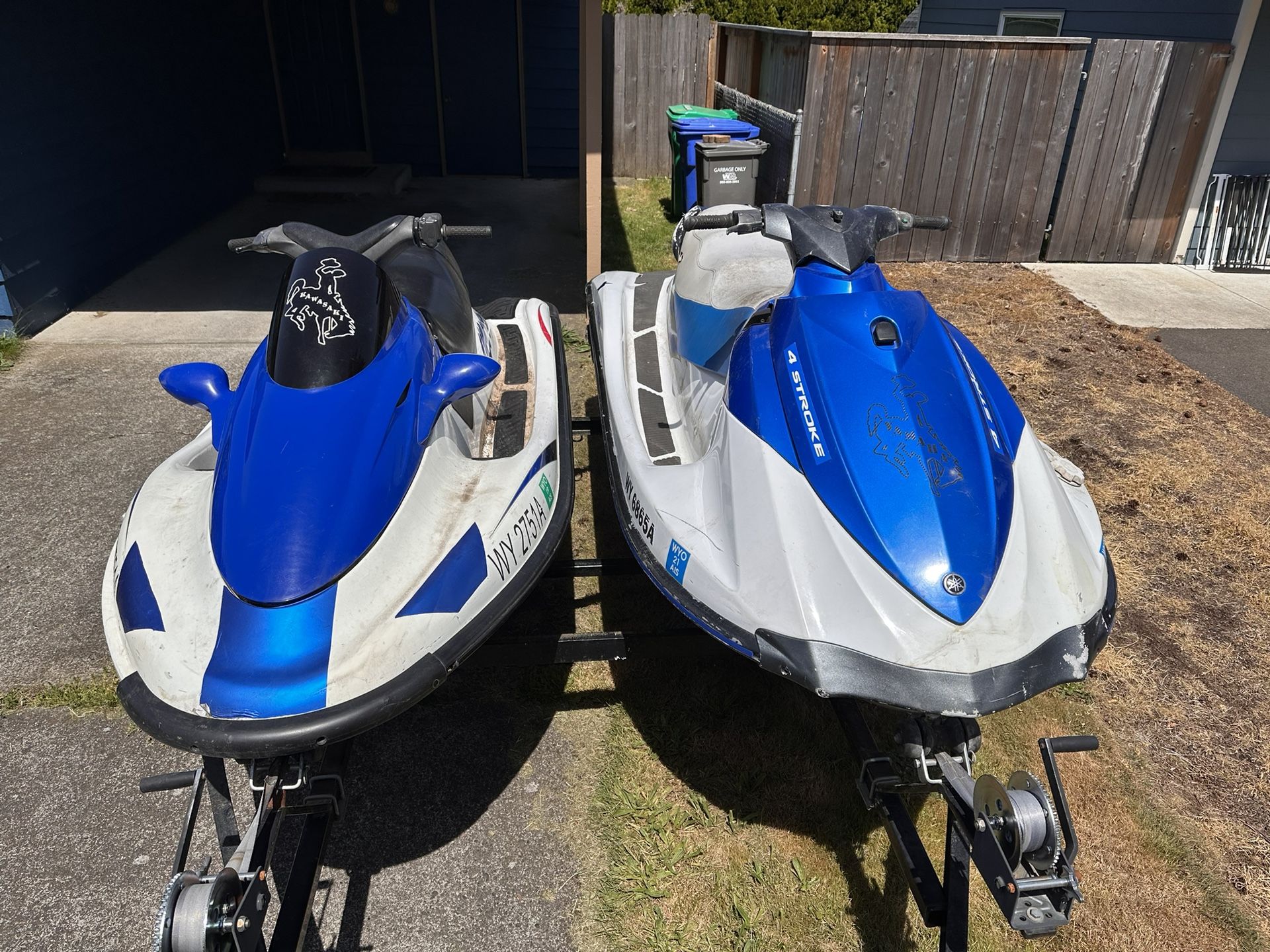 Pair Of Waverunners jetskis