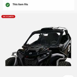 2024 Cam-AM Maverick R X RS Windshield