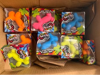 13 Unopened New Ja-Ru squishy dog
