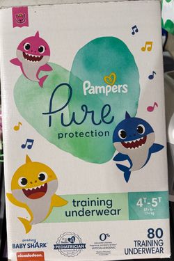 Pampers pure training underwear 4-5T