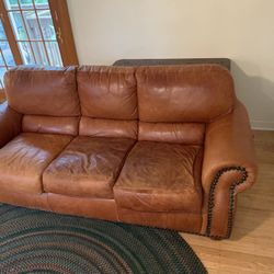 Leather Couch 