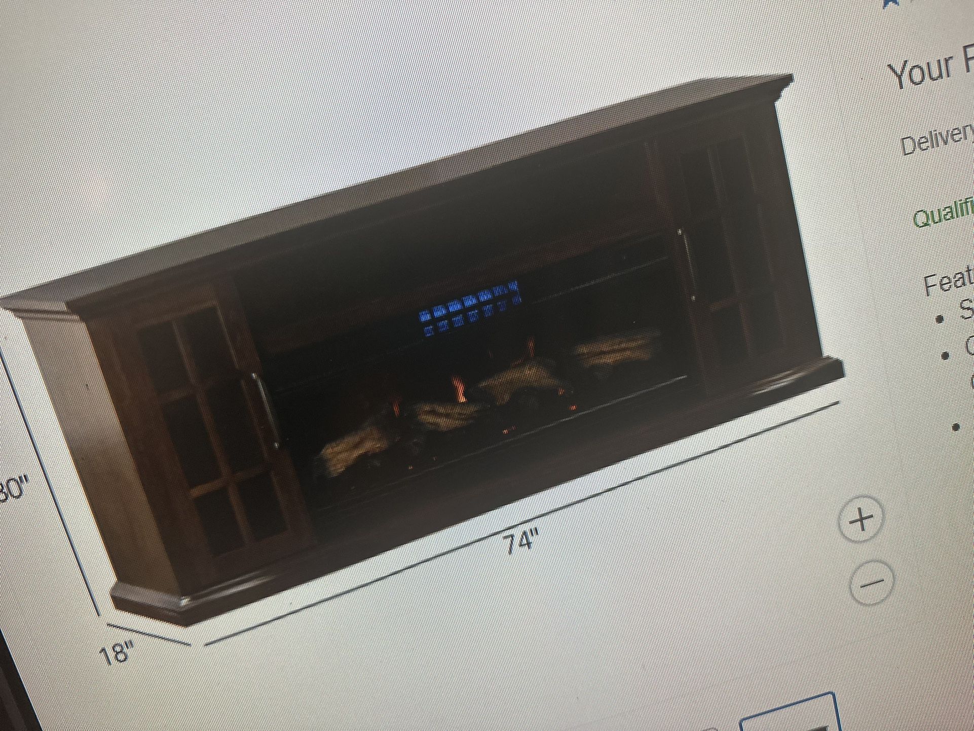 Fireplace 74 Inches