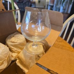 Set Of 4 Princess House Brandy Snifter Cognac Glass
