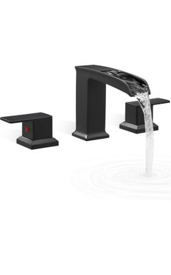 Faucet Set 3 Hole, matte black