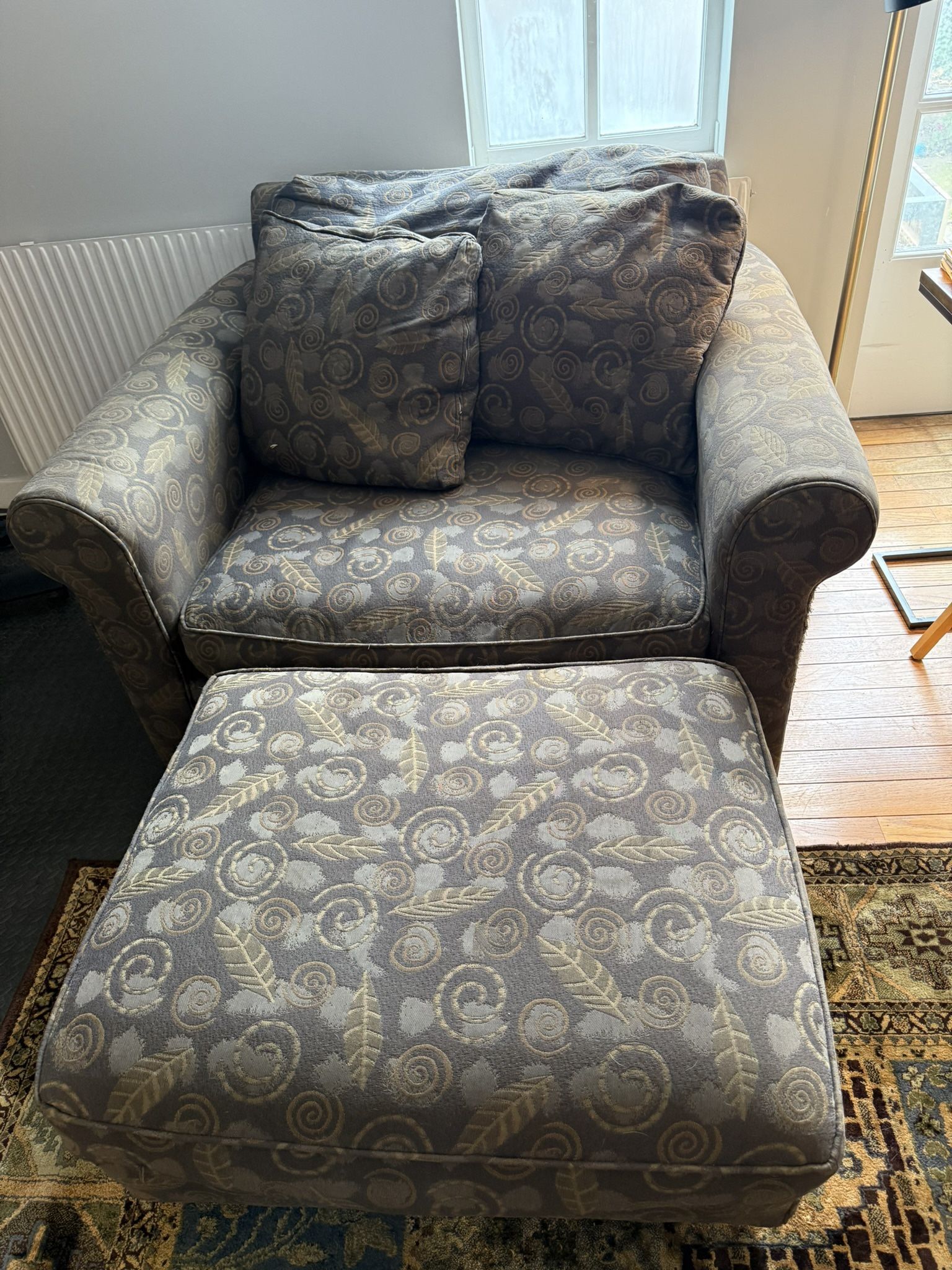 FREE: Chair and ottoman