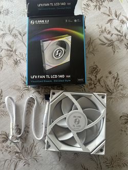 Lian Li UNI FAN TL LCD 140mm RGB (White)