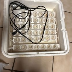 Little Giant 9300 Digital Still Air Incubator w/ LCD Display for 41Eggs, White