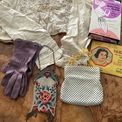Vintage 1950s–60s Women’s Clothing & Accessory Bundle