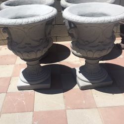 New Flower Pots Made Out Of Cement Perfect Gift For Any Occasion 