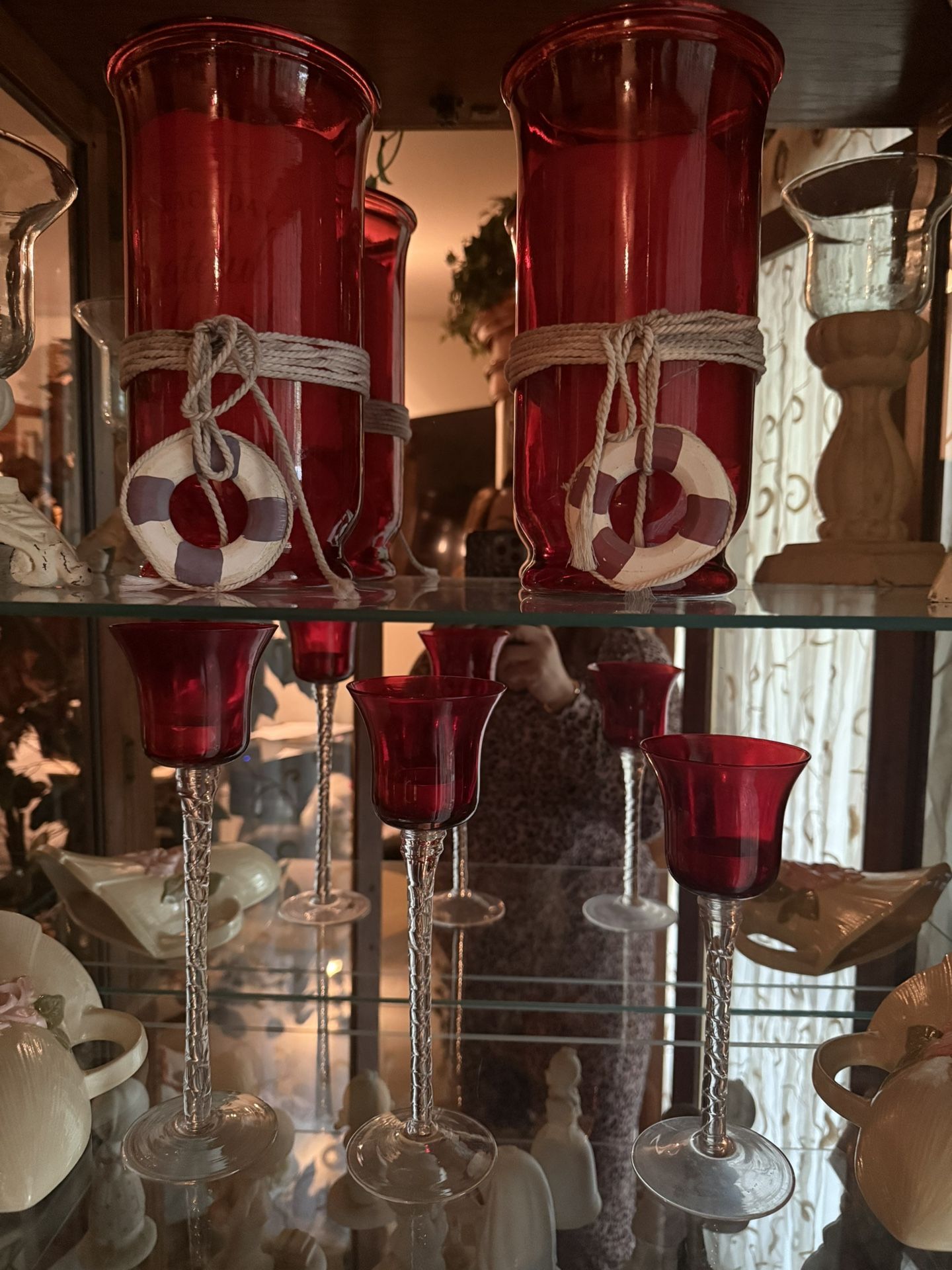 Red Candle Set