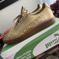 Puma Clyde - Gold - Size 12 - $112.99/OBO