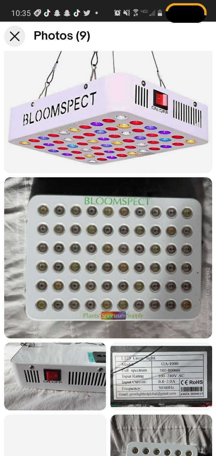 Bloomspect Grow Light 300w