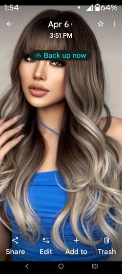 Wigs  $10 each synthetic cap wig NEW 26 long looks as real hair