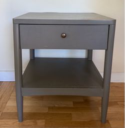 FREE: Land of Nod/Crate & Kids gray nightstand