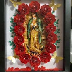 🌸Virgen De Guadalupe Shadow Box🌸 