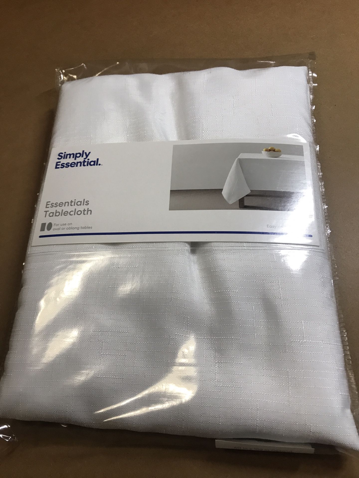 Tablecloth 60”x102” White