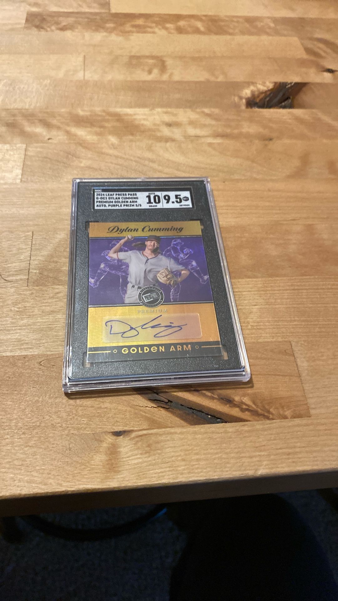 2024 Leaf Press Pass Dylan Cumming 5/5