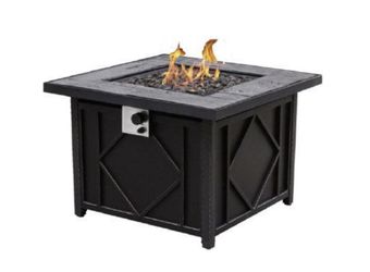 35” Square Gas Fire 🔥 Pit