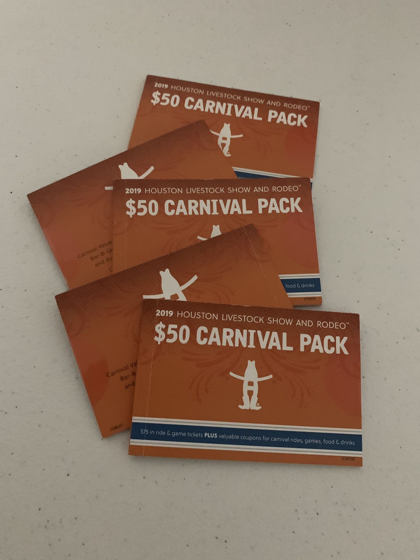 Houston rodeo carnival packs coupon books