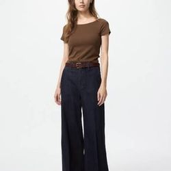 Women's Uniqlo Wide Trouser Jeans