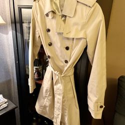 Banana Republic Trench Coat Xs 