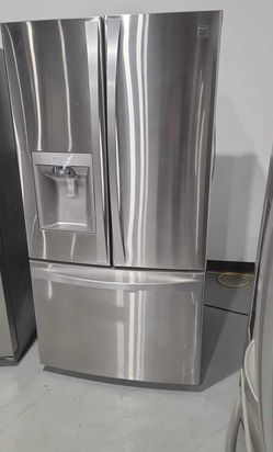 Kenmore 3-Door Stainless Steel Refrigerator
