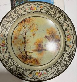 Antique tin plates  xlnt