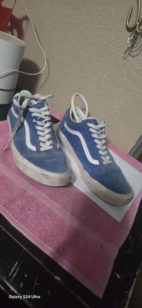 Blue Used Vans Size 10.5. $9