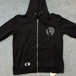 Black Chrome Hearts Hoodie 
