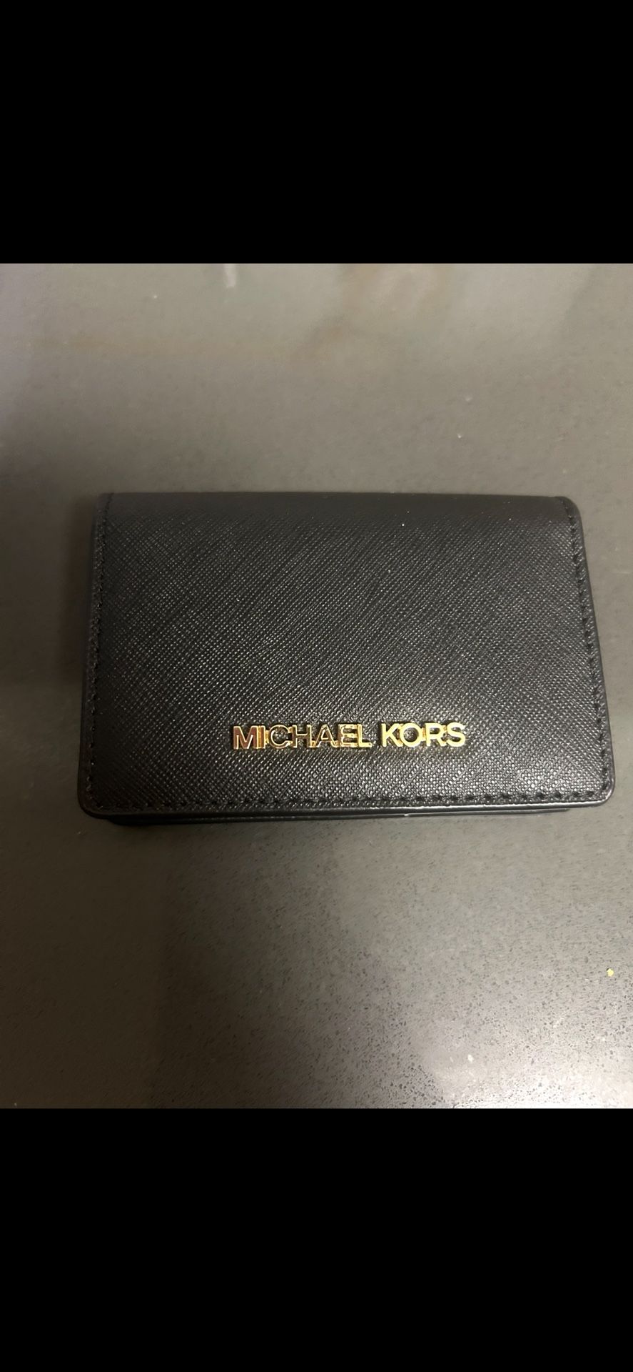 NEW Authentic With Tags Black MK Wallet