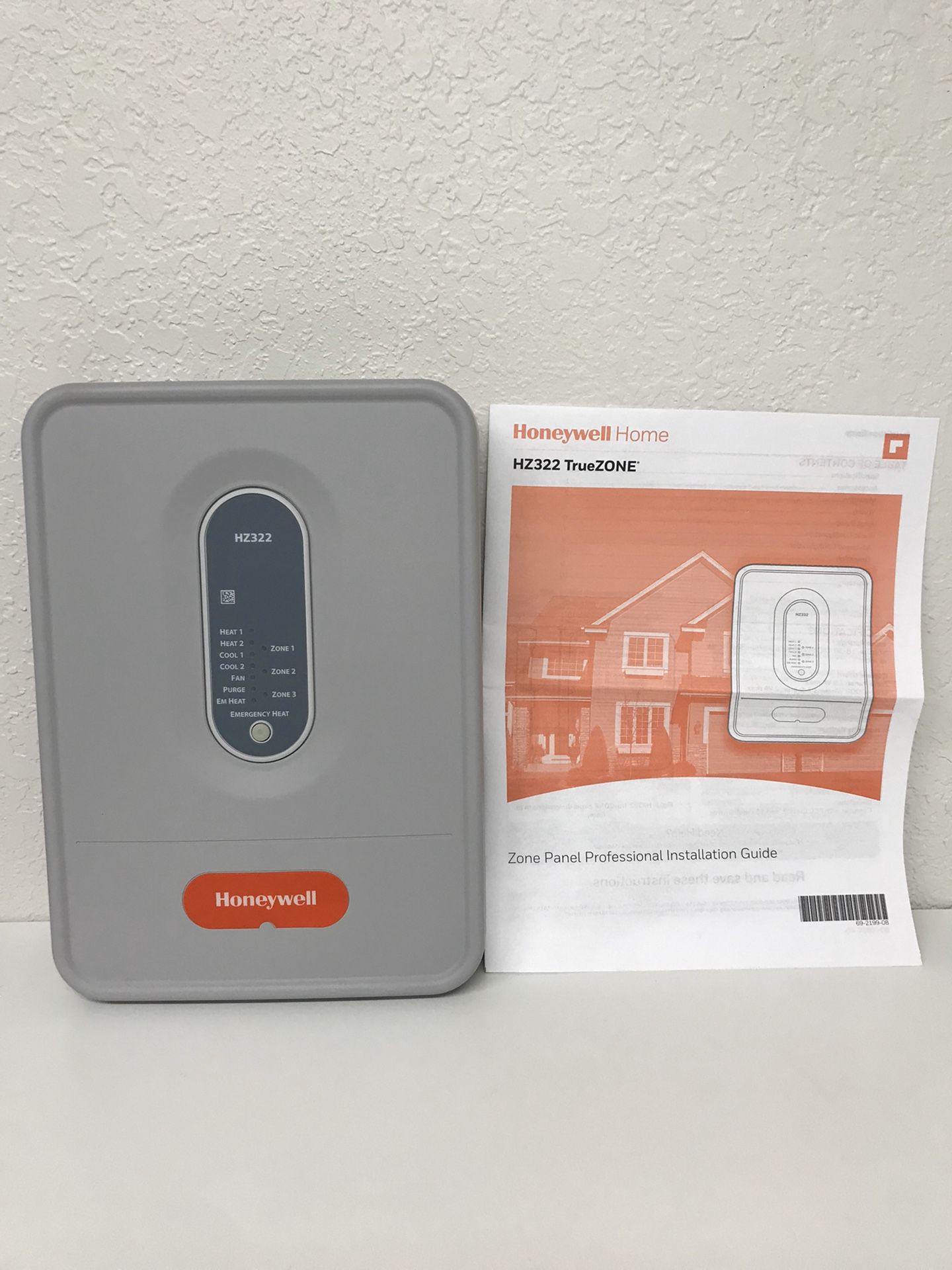 Honeywell Panel Heat Pump HVAC Control TrueZone System HZ322