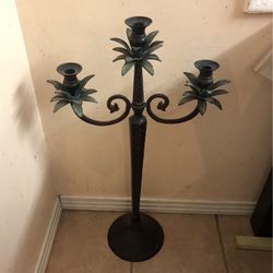 Antique Black Candlabra