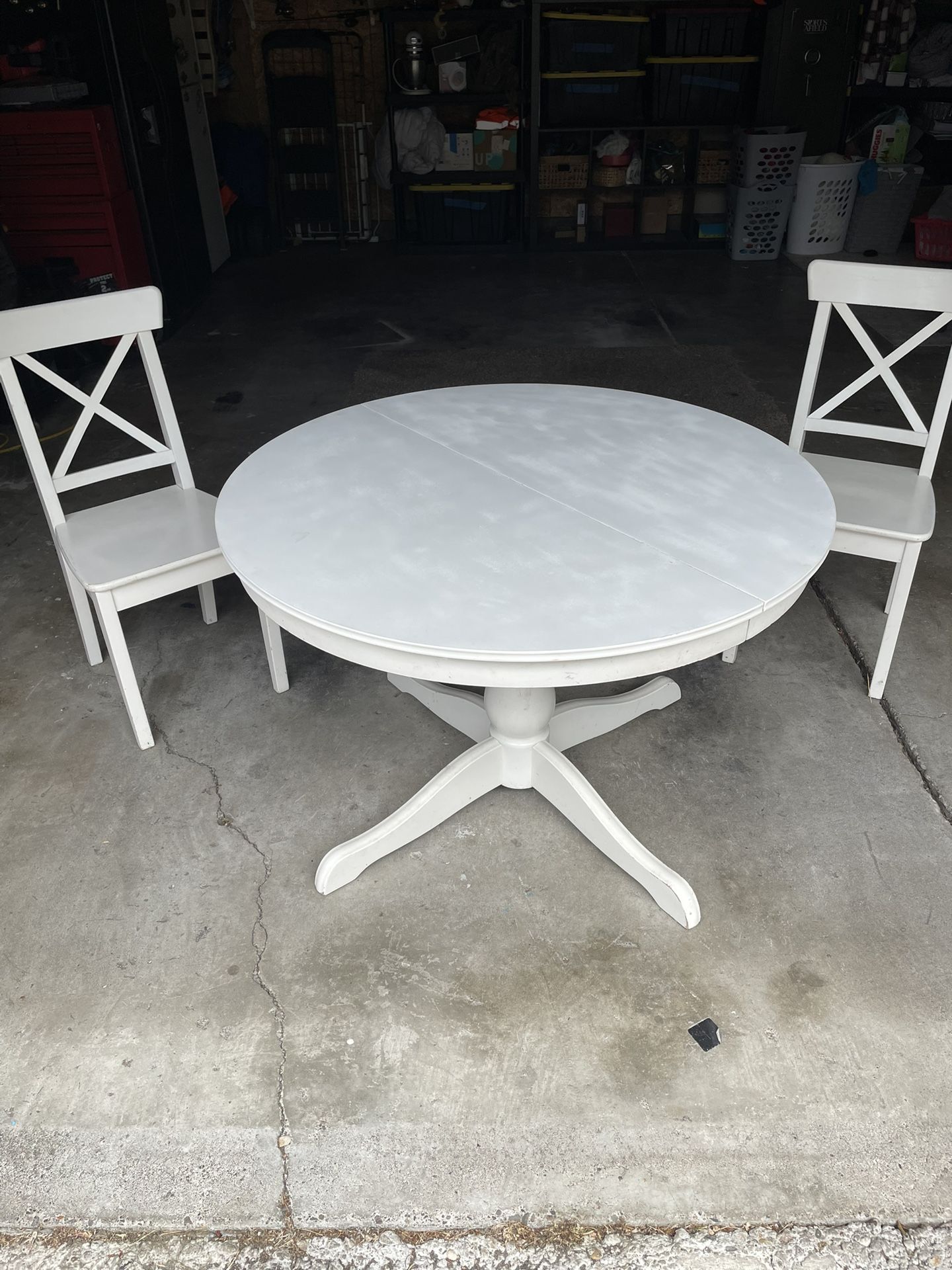 Kitchen Table/Dinning Table. Two Chairs 