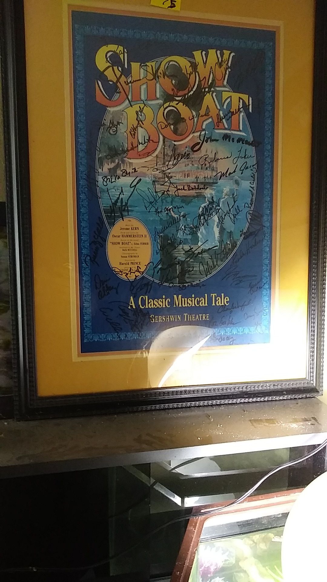 Show Boat A Classi Musical Tale. (Signed poster)