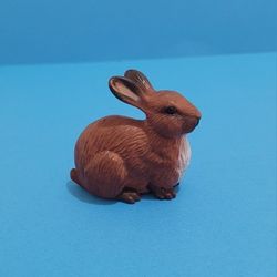 Wild Rabbit Hare Figure Toy Realistic Safari Limited 2”