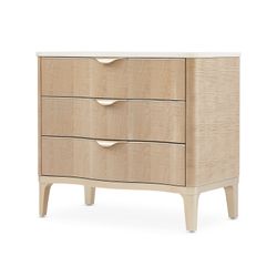 Malibu Crest Blush 3-Drawer Nightstand