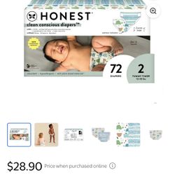 Honest Size 2 Diapers